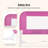 Dream On Me Mesh Security Bed Rail In Pink