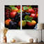 Fruit Plater Impression - Impressions sur toile traditionnelles vertes-754212208-754212209-754212216
