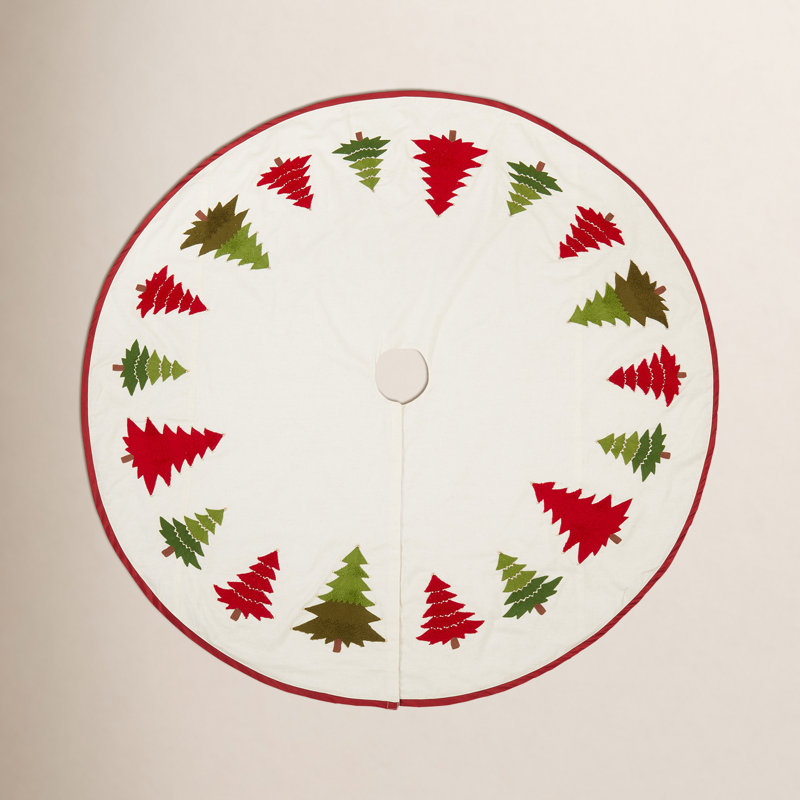 Jupe d'arbre brodée Charm, L 54 po