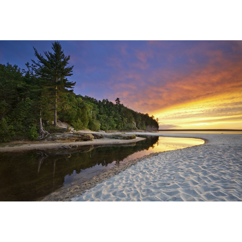 Beautiful Michigan Landscape. - Wrapped Canvas Print, 30cm H x 46cm W x 3.8cm D