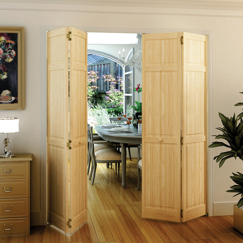 Bi-pli traditionnel six panneaux non fini 80 x 34