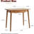 39"W MCM Solid Oak Writing Desk Tapered Angled Legs With Drawer -155668728