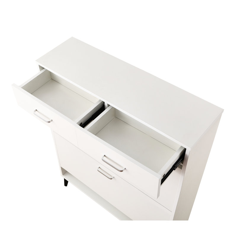 Rangement pour chaussures de vestibule avec trousse - Blanc fonctionnel