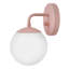 Applique murale simple globe avec verre opale gravé-1205007845