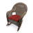 18" x 18" Contoured Outdoor Wicker Seat Cushion (Set of 2)-804552367