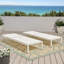 Chaise longue (ensemble de 2)