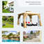 Villanueva 3m x 3m Metal Patio Gazebo