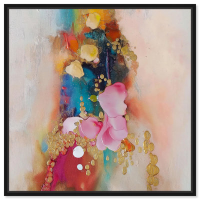 «Explosive Rhythm II», toile abstraite colorée par 
