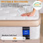 Matelas hybride moyen avec mousse de gel rafraîchissante avec ressorts ensachés certifiés Certipur-Us, soulagement de la pression, isolement du mouvement-801788392-774108856