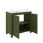 Ensemble de rangement pour meuble-lavabo 36 po avec lavabo en céramique-2038777545