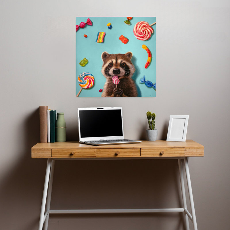 Art urbain contemporain Sweet Tooth, H 18 po x l 18 po