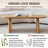 47" Oval Coffee Table, Modern Solid Wood Veneer Center Table-1908749026