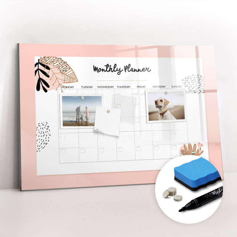 Magnetic Glass Dry Erase Board