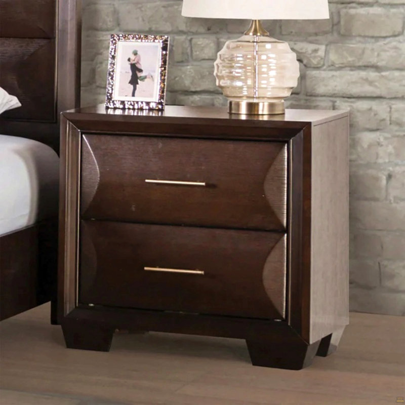 Table de chevet 1pc, Espresso