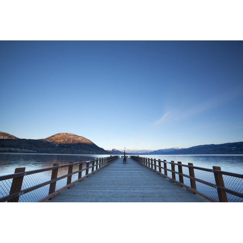 Okanagan Lake by Mysticenergy - Wrapped Canvas Print, 81cm H x 122cm W x 3.8cm D