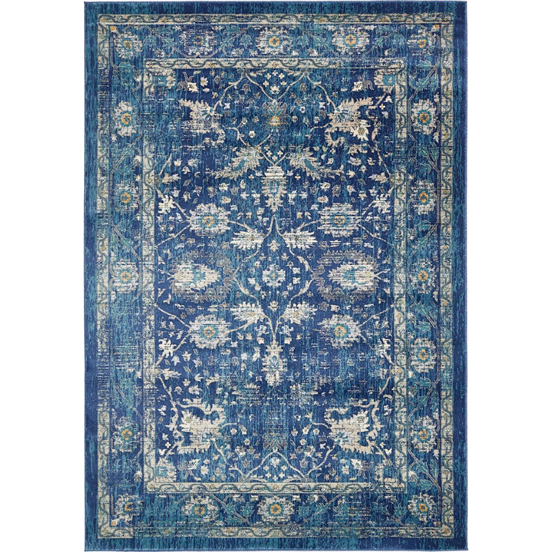 Tapis bleu Alesund, Rectangle 7 pi x 10 pi
