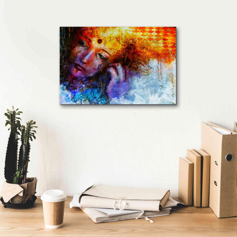 Toile, art mural, 18 po x 12 po, H 12 po x l 18 po x P 0,75 po