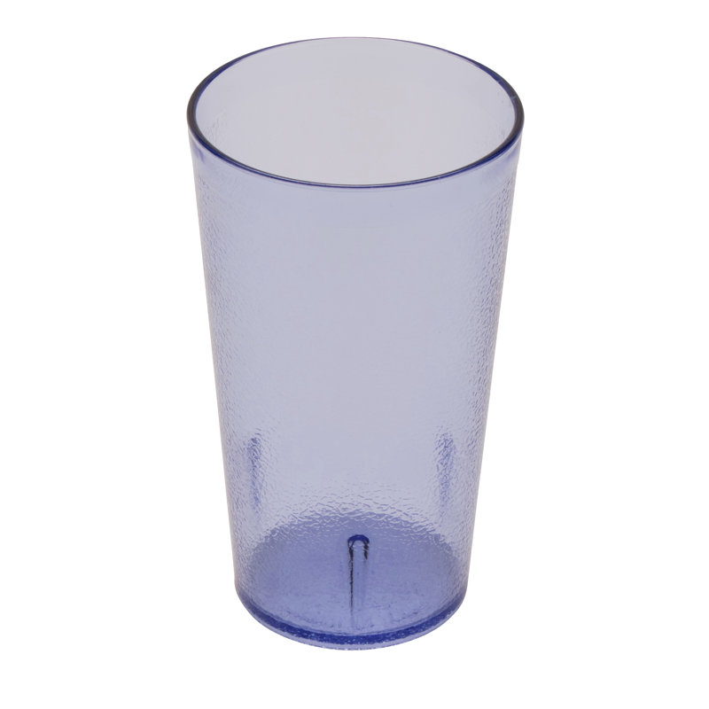 GET Gobelets de restaurant en plastique robustes, Bleu, Verre à vin