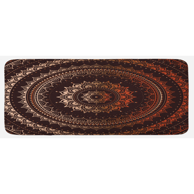 Tapis de cuisine mandala