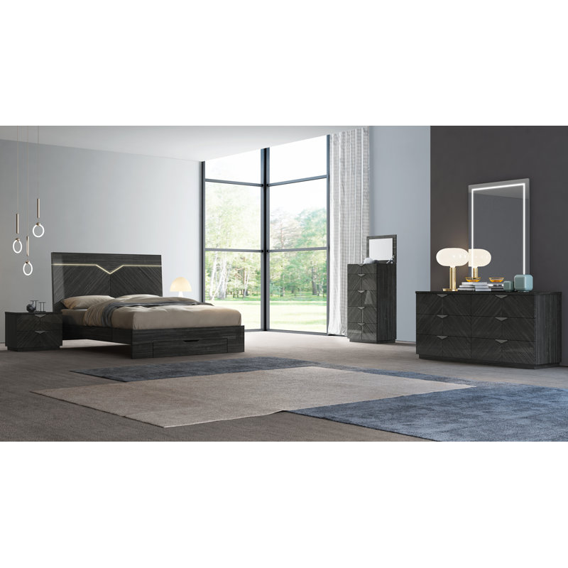 Platform Storage Bed, Queen