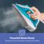 GEEPAS Steam Iron | Clothes Dry & Steam Press | 35s Fast Heat-Up, Vertical Steaming | Nonstick Soleplate & Adjustable Temperature | 210ml Water Tank with 0.5g/Steam Output | 2 Year Warranty 1750W-94006010