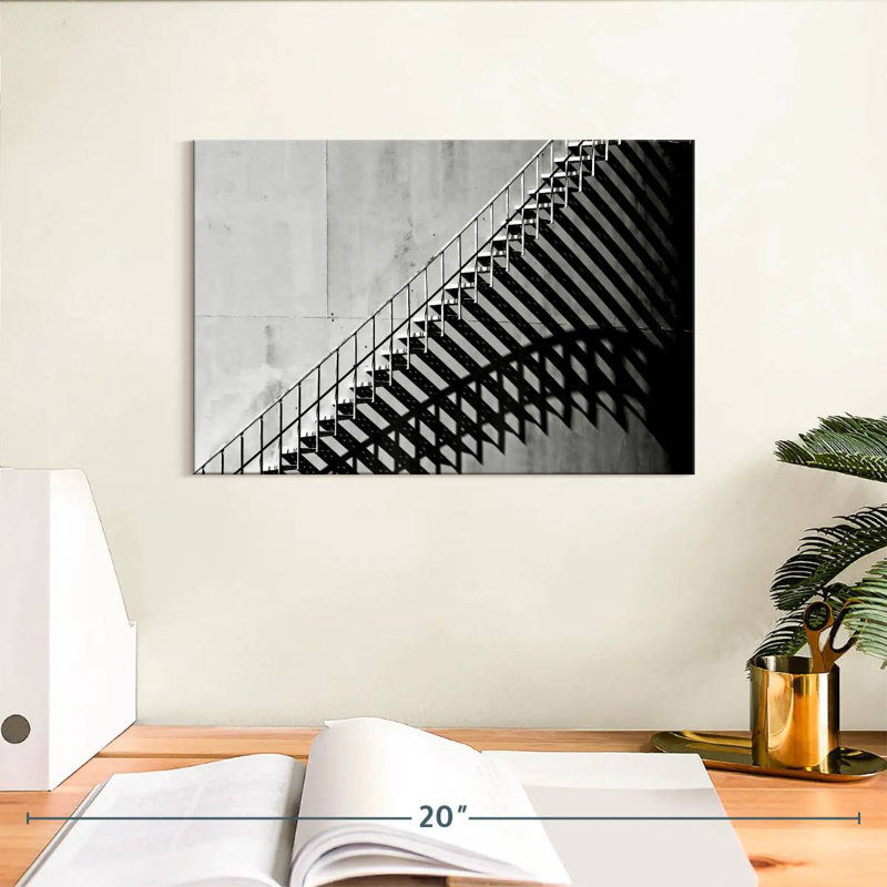 Lilie Stairway Shadow, 8" H x 12" W