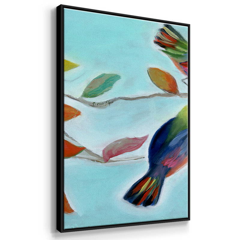 Bitty Birds I 3 pièces, Noir, H 24 po x l 48 po x P 2 po
