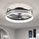 20" Ceiling Fans With Lights  And Remote Black