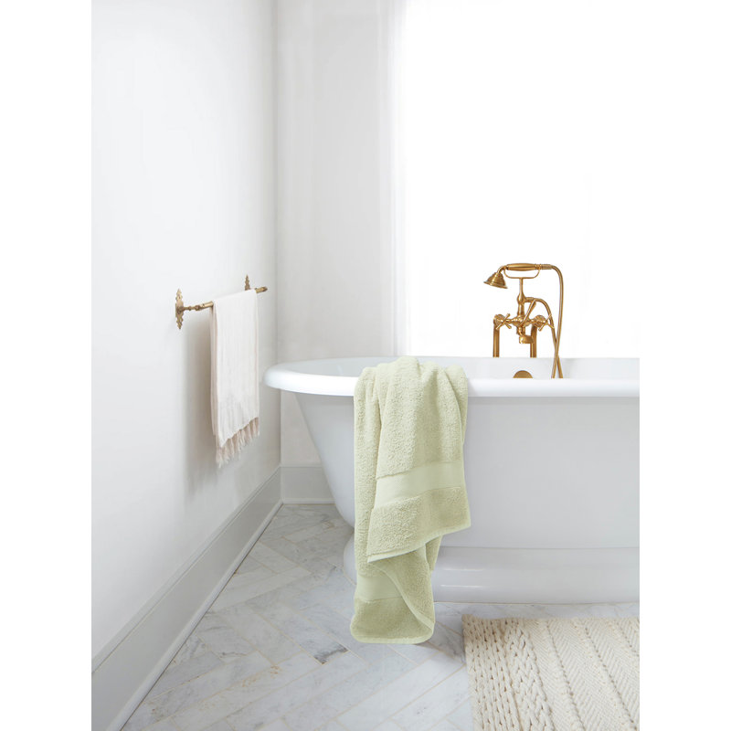 Delara Organic Cotton Plush Towel Set of 10, GOTS & OEKO-TEX Certified, 650 GSM, Soft, Quick-Dry, Absorbent, Hotel Quality