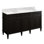 Elmdale 60" Freestanding Mahogany Double Basin Vanity  Oval Undermount Sink - 8" Faucet Holes