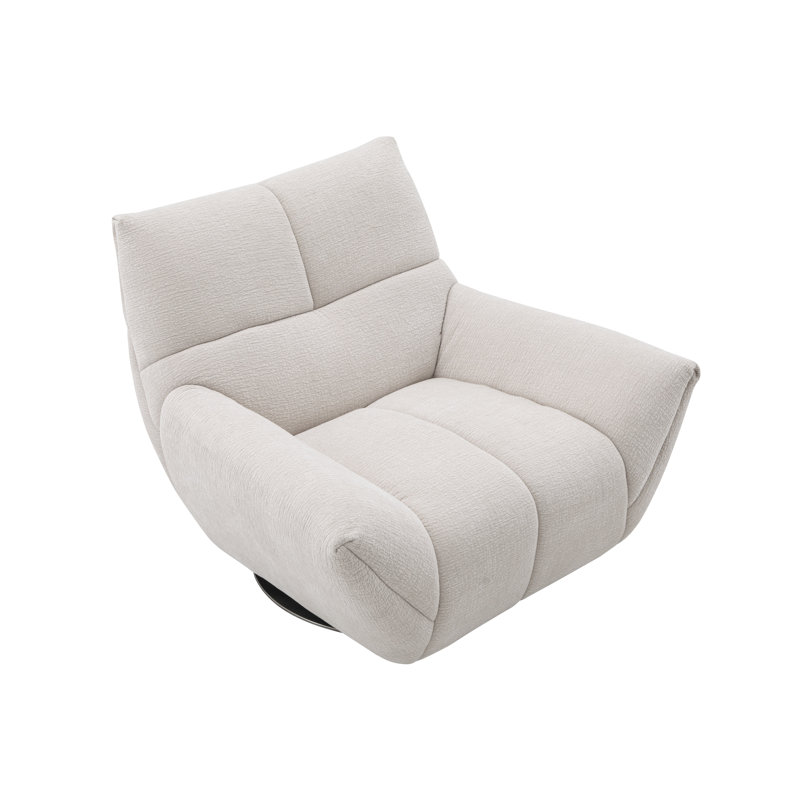 Fauteuil pivotant Atlas gris clair