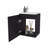 Wengue Bathroom Vanity With Integrated Sink-1326171737
