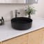 Lavabo de salle de bain vasque en céramique 16 po-115996648