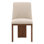 Alistair Polyester Upholstered Dining Chair, Sand