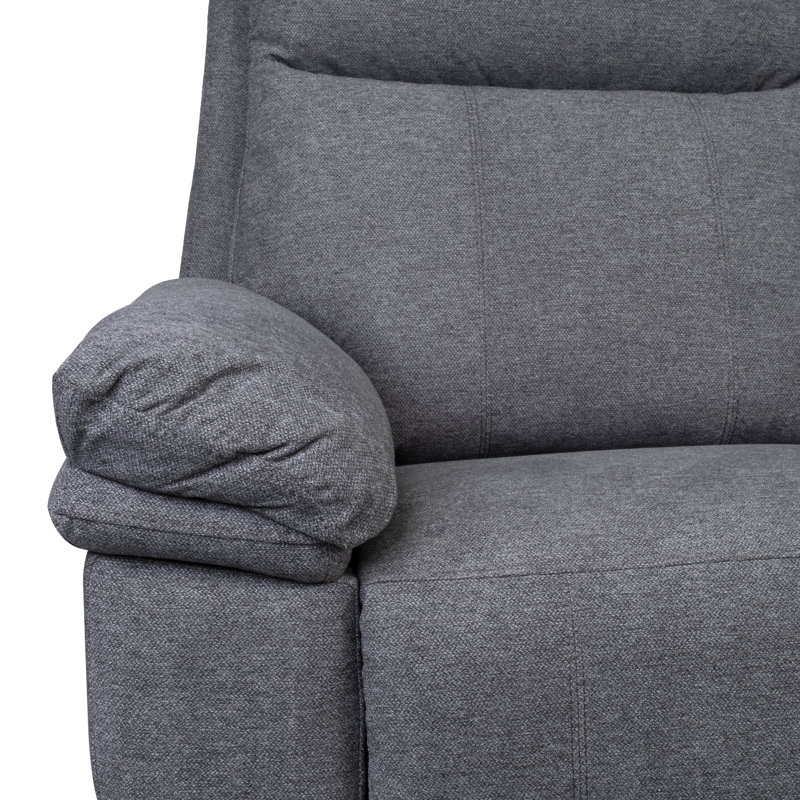 Cooney 3 Seater Electric Reclining Sofa, Dark Grey