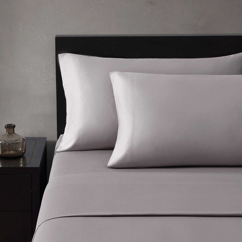 800 Thread Count Cotton Blend Sheet Set, Queen Sheet Set with 2 Pillowcases, Taupe