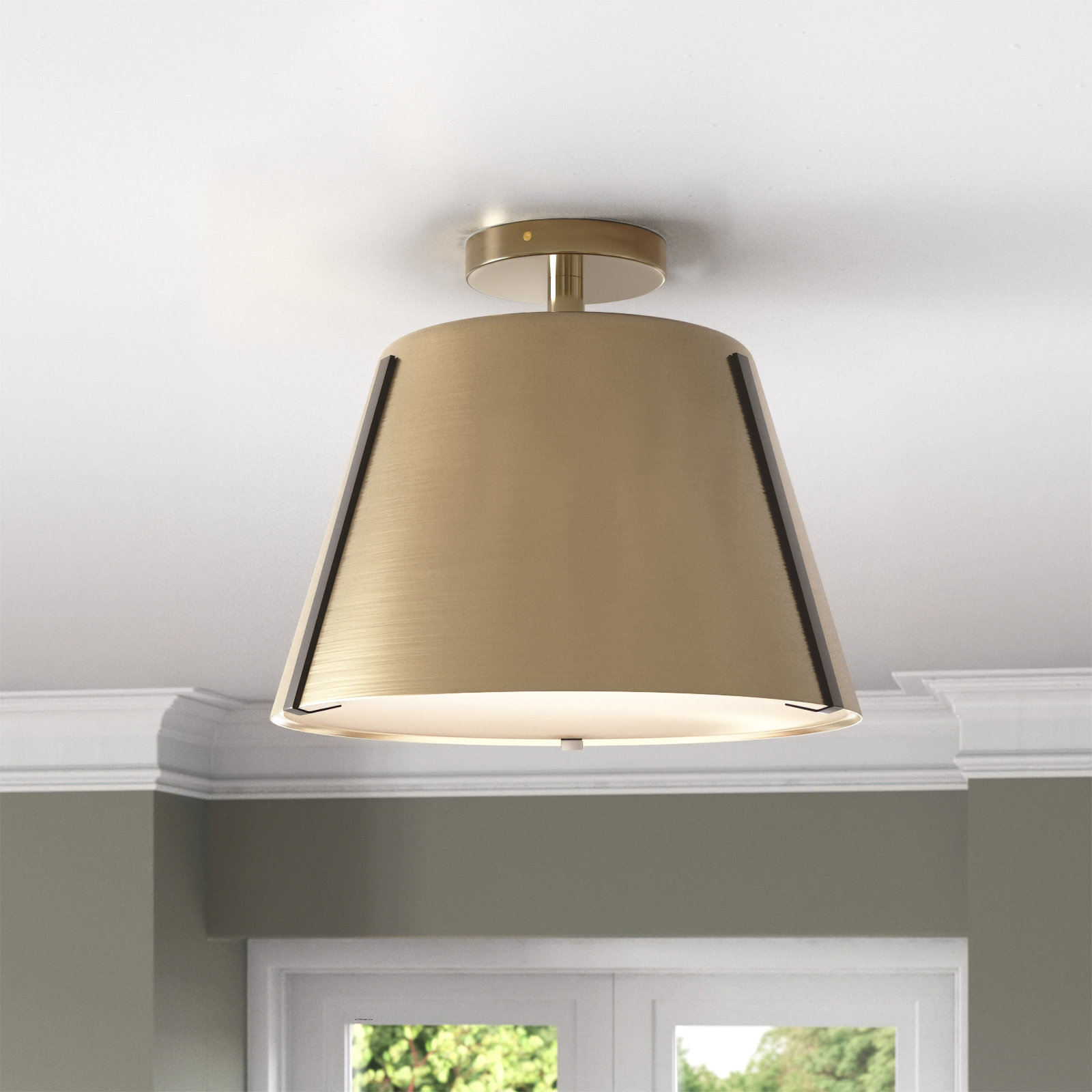 Apex Single Light LED Flushmount