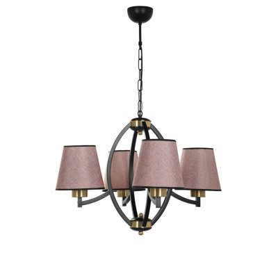 Lustre géométrique à 4 lumières Roberson