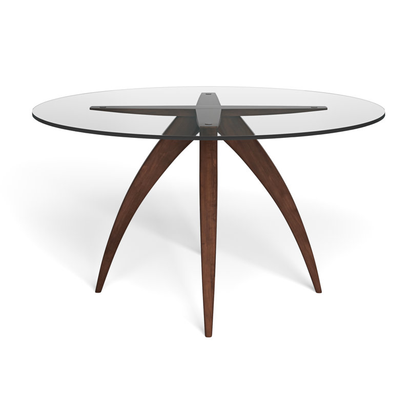 Table de salle à manger LeClaire, Café, H 29 po x l 60 po x P 60 po