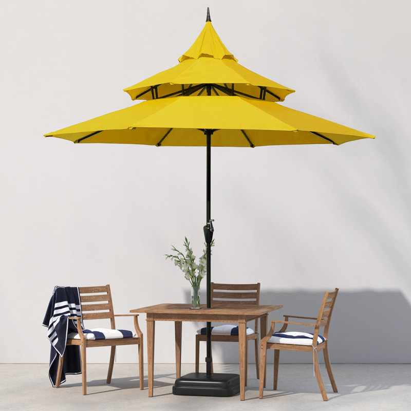 Parasol de marché 9 pi Iyanna, Jaune