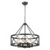 Williston Forge 6- Light 21.65" Dimmable Farmhouse Geometric Drum Chandelier Ceiling Lights for Foyer Kitchen Island Living Room