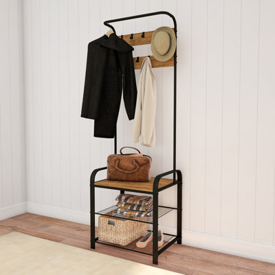 Banc de vestibule avec portemanteau Vandeventer