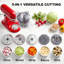 5-in-1 Food Processor Attachment Compatible with KitchenAid Stand Mixers by GVODE