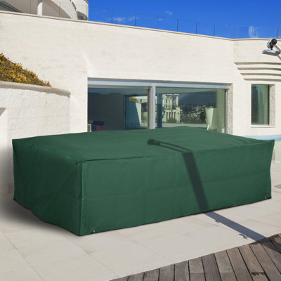 Housse pour meubles d'extérieur robuste et imperméable, 97 po x 65 po 26 po, protection de patio modulaire pour l'extérieur par tous les temps 26 po toutes conditions