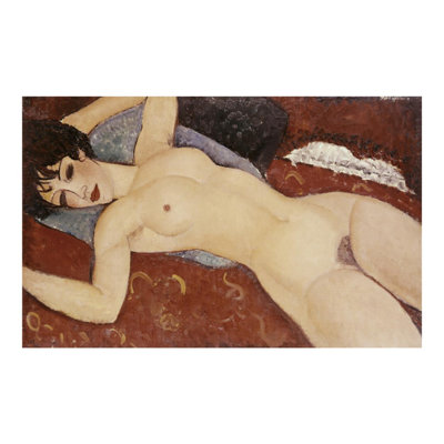 «Reclining Nude» par Amedeo Modigliani - Estampe numérique