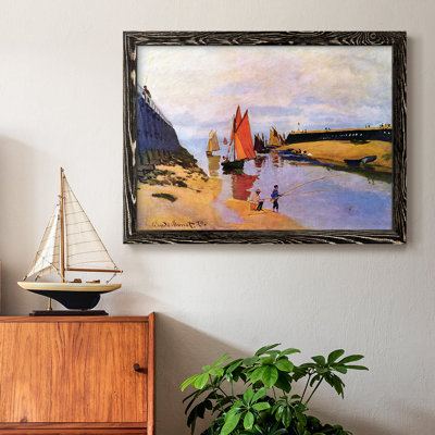 " Port Of Trouville By Monet "