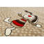 Rainbow Rabbit Hand Woven Area Rug-11910606