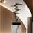 32.28"Geometric abstract silver-plated decorative piece