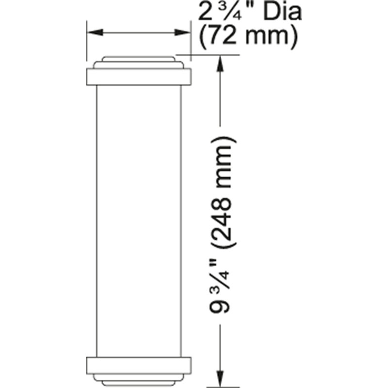 Upgraded Faucet Mount Replacement Filter, Standard Model