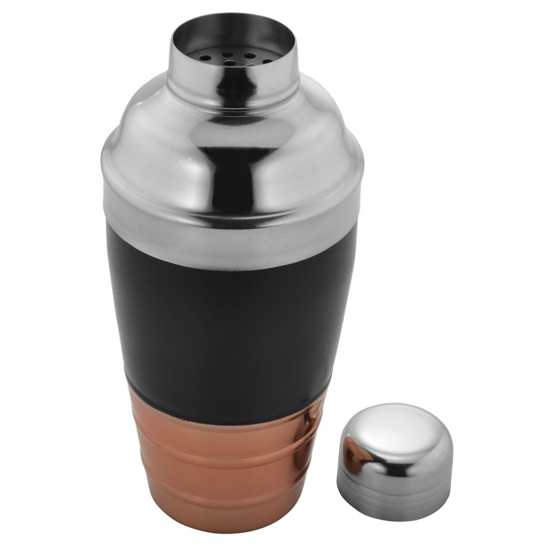 Stainless Steel Shaker, Black/Copper